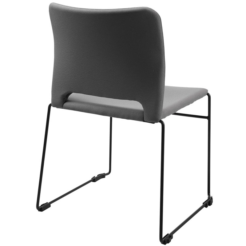 Topstar bezoekersstoel Visit Lite, sledeframe, gestoffeerd, zwart